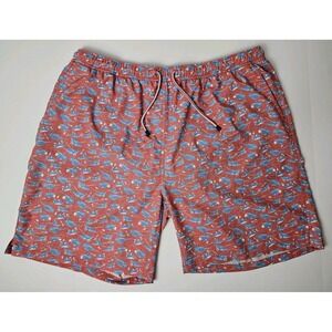 Peter Millar Men's Manta Ray Lined Drawstring Bathing Suit 2XL